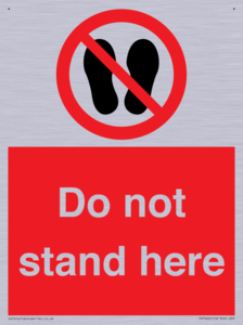 Do not stand here